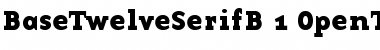 Download BaseTwelve SerifB Font