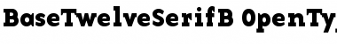 Download BaseTwelveSerifB Roman Font Title Preview