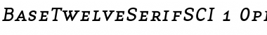 Download BaseTwelve SerifSCI Font