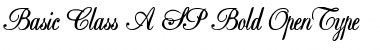 Download Basic Class A SP Bold Regular Font Title Preview