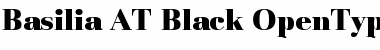 Download Basilia AT Black Regular Font Title Preview
