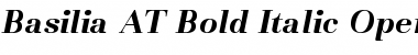 Download Basilia AT Bold Italic Font Title Preview