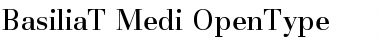 Download Basilia T Medium Font Title Preview
