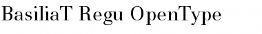 Download Basilia T Regular Font Title Preview