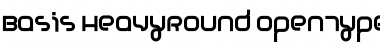 Download Basis HeavyRound Font Title Preview