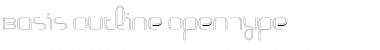 Download Basis Outline Font Title Preview