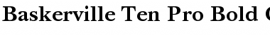 Download Baskerville Ten Pro Bold Font Title Preview