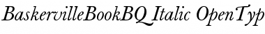 Download Baskerville Book BQ Regular Font Title Preview