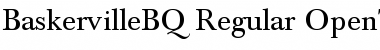 Download Baskerville BQ Regular Font Title Preview