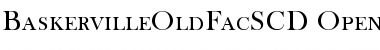 Download Baskerville Old Face SC D Regular Font Title Preview