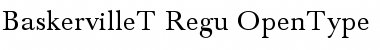 Download Baskerville T Regular Font Title Preview
