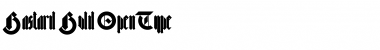 Download Bastard Bold Font Title Preview
