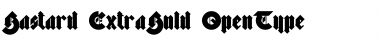Download Bastard ExtraBold Font Title Preview