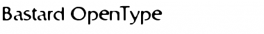 Download Bastard Regular Font Title Preview