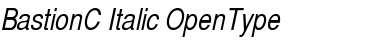 Download BastionC Italic Font Title Preview