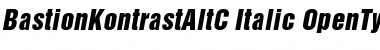 Download BastionKontrastAltC Italic Font