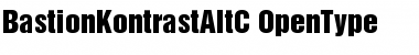 Download BastionKontrastAltC Regular Font