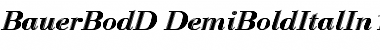 Download Bauer Bodoni D In1 Regular Font Title Preview
