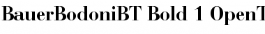 Download Bauer Bodoni Bold Font Title Preview