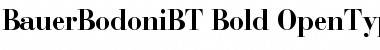 Download Bauer Bodoni Bold Font Title Preview