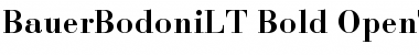 Download Bauer Bodoni LT Regular Font Title Preview