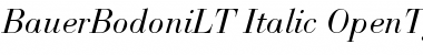 Download Bauer Bodoni LT Regular Font Title Preview