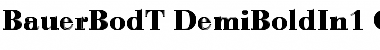 Download Bauer Bodoni T In1 Regular Font Title Preview