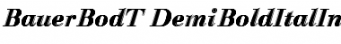 Download Bauer Bodoni T In1 Regular Font Title Preview
