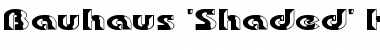 Download Bauhaus 'Shaded' Heavy Font Title Preview