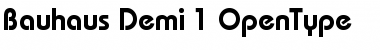 Download Bauhaus Regular Font Title Preview