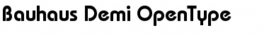 Download Bauhaus Demi Font Title Preview