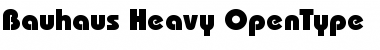 Download Bauhaus Regular Font Title Preview