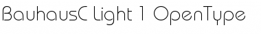 Download BauhausC Regular Font Title Preview