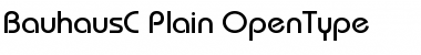 Download BauhausC Regular Font Title Preview