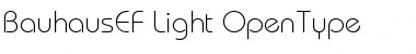 Download BauhausEF-Light Regular Font Title Preview