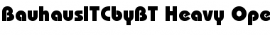 Download ITC Bauhaus Heavy Font Title Preview