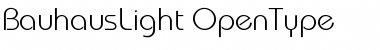Download Bauhaus Light Font Title Preview