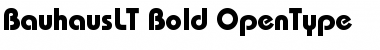 Download Bauhaus LT Regular Font Title Preview