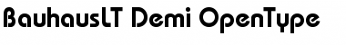 Download Bauhaus LT Regular Font Title Preview