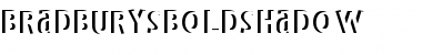 Download BradburysBoldShadow Regular Font Title Preview