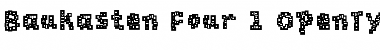 Download Baukasten Four Font Title Preview