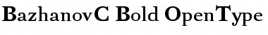 Download BazhanovC Bold Font Title Preview