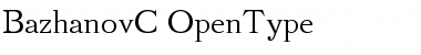 Download BazhanovC Regular Font Title Preview