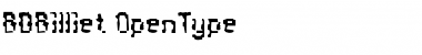Download BDBilliet Regular Font Title Preview