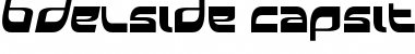 Download BDElside capsitalic Font Title Preview