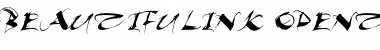 Download BeautifulInk Regular Font Title Preview