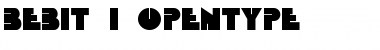 Download Bebit Regular Font Title Preview