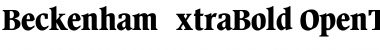 Download BeckenhamExtraBold Regular Font Title Preview