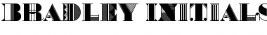 Download Bradley Initials Font Title Preview