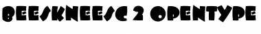 Download BeeskneesC Regular Font Title Preview